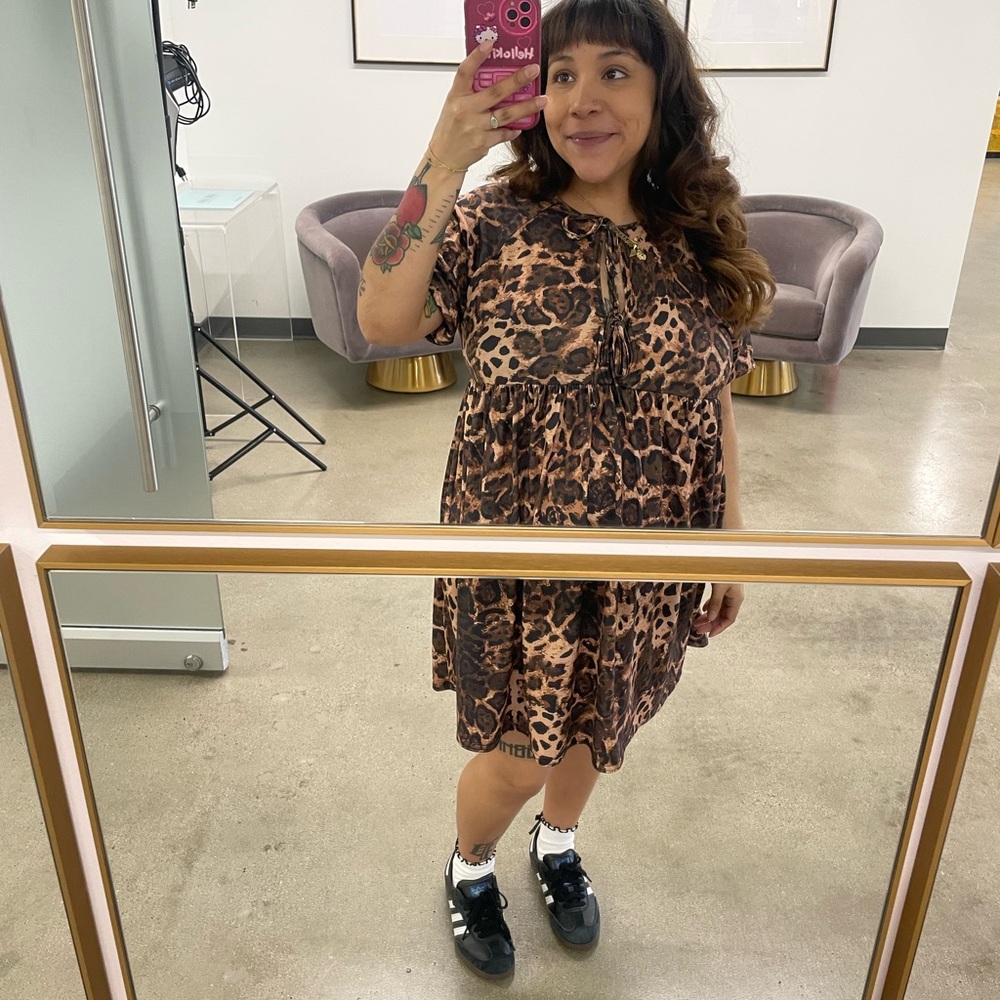 Leopard Print “maternity” Dress